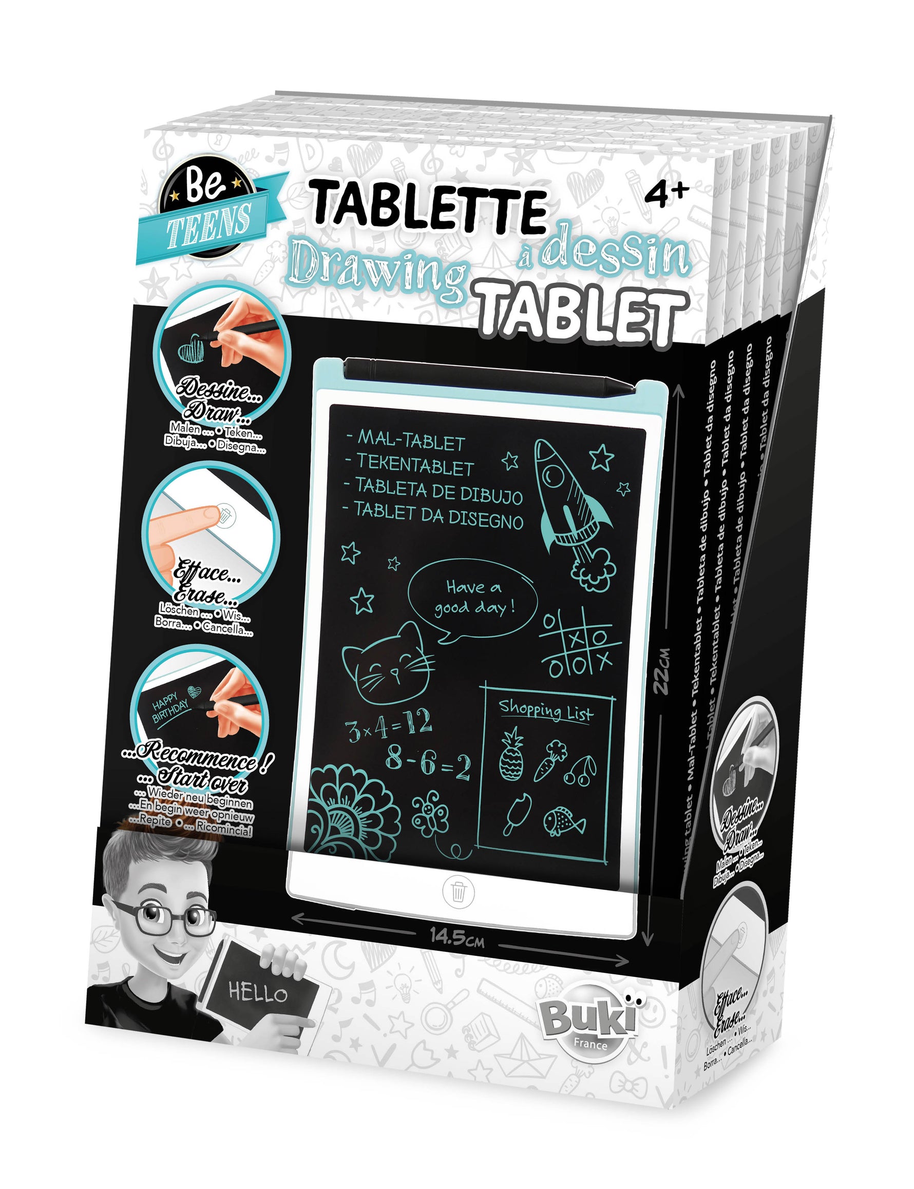 BUKI Drawing Tablet for Kids | Creative Art Set for Girls