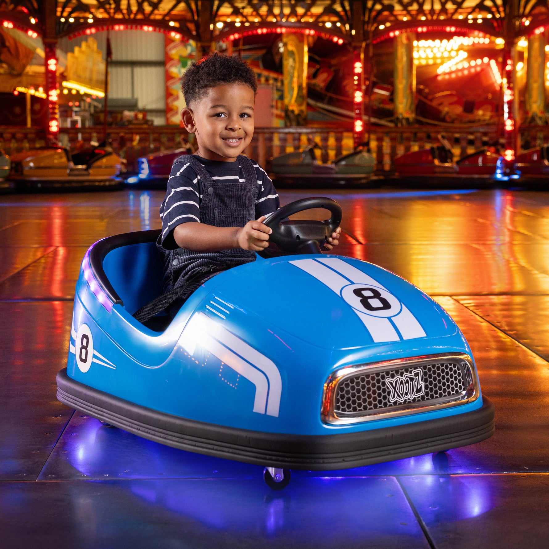Xootz 12V Bumper Buddies – 2-Seater Electric Ride-On