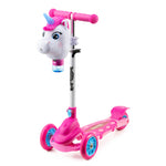 Xootz Unicorn Bubble Go Scooter – White