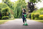Xootz Dinosaur Bubble Go Scooter - Green