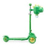 Xootz Dinosaur Bubble Go Scooter - Green