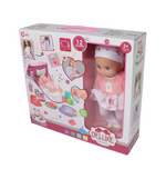 14" Baby Doll with Backpack & 16 Accessories – Imaginative Baby Care Playset
