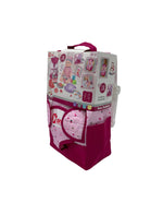 14" Baby Doll with Backpack & 17 Accessories – Lifelike Sounds Playset