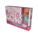3-in-1 Baby Doll Playset with 13 Accessories – Feeding, Stroller & Cradle (14")
