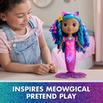 Gabby's Dollhouse Movie Sing & Shine Mermaid Doll with Sounds